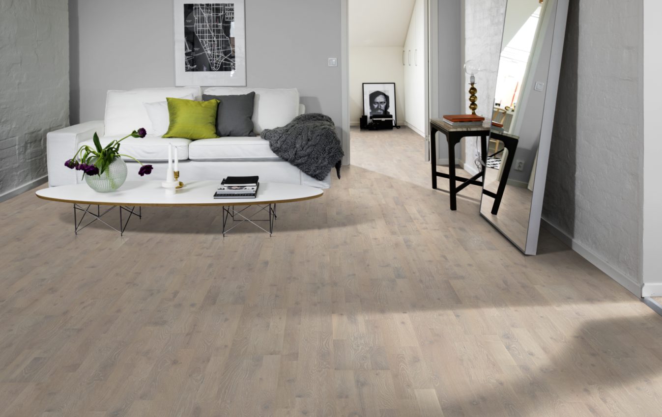 Паркетная доска Kahrs Гармония Дуб Ракушка Shell 153N6BEKS1KW240 Lively 2423×200×15